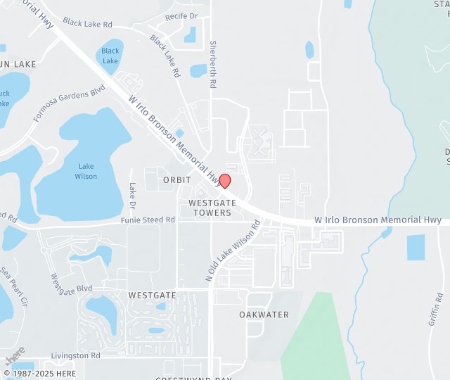 Location Map: 1811 Lucerne Terrace Orlando, Florida 32806