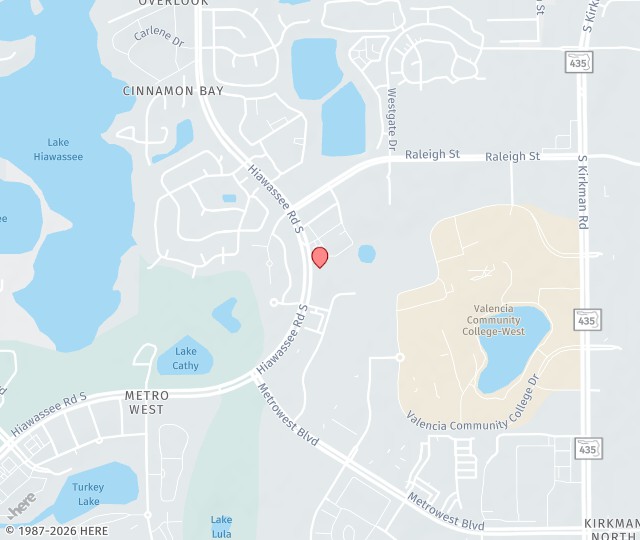 Location Map: 1507 South Hiawassee Road, Units 103 and 104 Orlando, Florida 32835